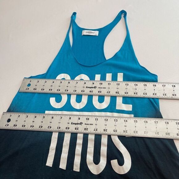 Soul Cycle Blue Dip Dye Tank Top Size Small New - Picture 4 of 6